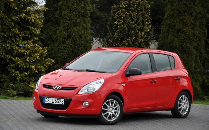 Hyundai i20 cena 15900 przebieg: 220000, rok produkcji 2011 z Ryglice małe 781